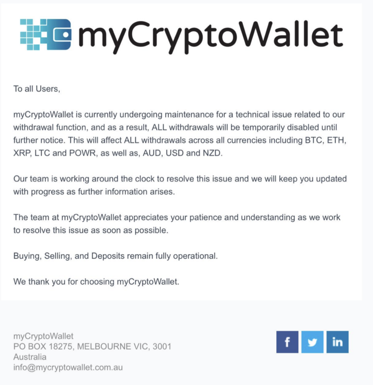 Crypto exchange crippled, claims Australian bank closed its account - Micky